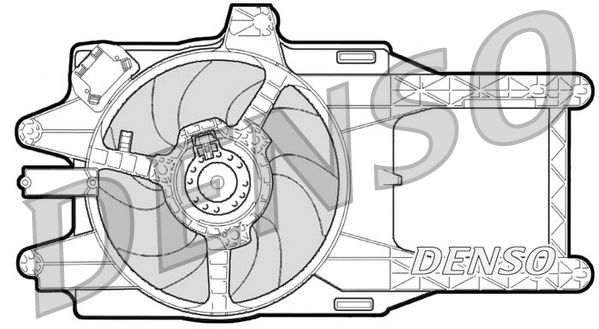 Denso Radiator Cooling Fan DER13002 - image 2