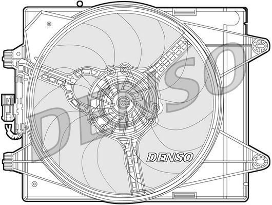 Denso Radiator Cooling Fan DER13004 - image 2