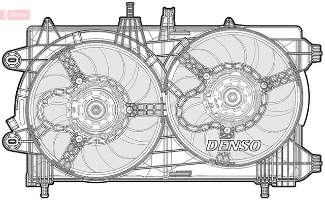 Denso Radiator Cooling Fan DER13011 - image 2