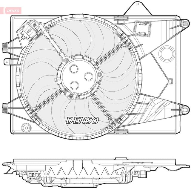 Denso Radiator Cooling Fan DER15001 - image 2