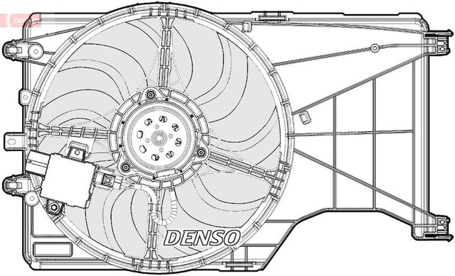 Denso Radiator Cooling Fan DER20001 - image 2