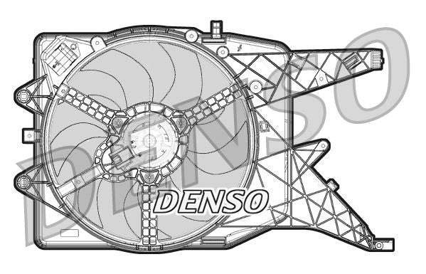 Denso Radiator Cooling Fan DER20011 - image 2