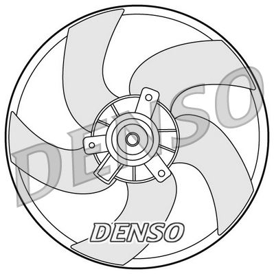 Denso Radiator Cooling Fan DER21011 - image 2
