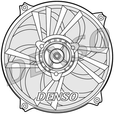 Denso Radiator Cooling Fan DER21013 - image 2