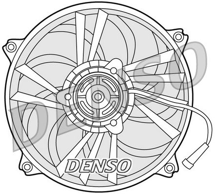 Denso Radiator Cooling Fan DER21014 - image 2
