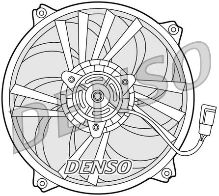 Denso Radiator Cooling Fan DER21015 - image 2