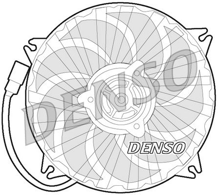 Denso Radiator Cooling Fan DER21016 - image 2