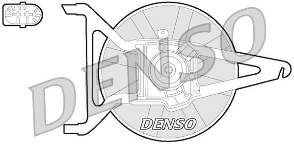 Denso Radiator Cooling Fan DER21020 - image 2