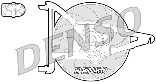 Denso Radiator Cooling Fan DER21021 - image 2