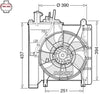 Denso Radiator Cooling Fan DER21023 thumbnail
