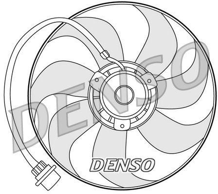 Denso Radiator Cooling Fan DER32001 - image 2