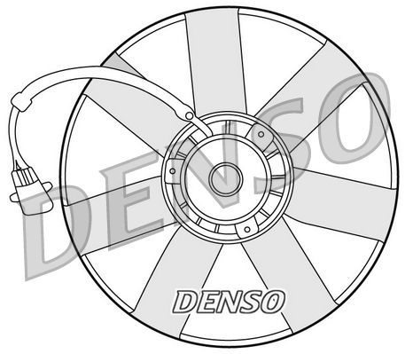 Denso Radiator Cooling Fan DER32002 - image 2