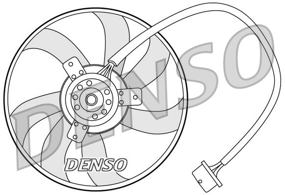 Denso Radiator Cooling Fan DER32003 - image 2