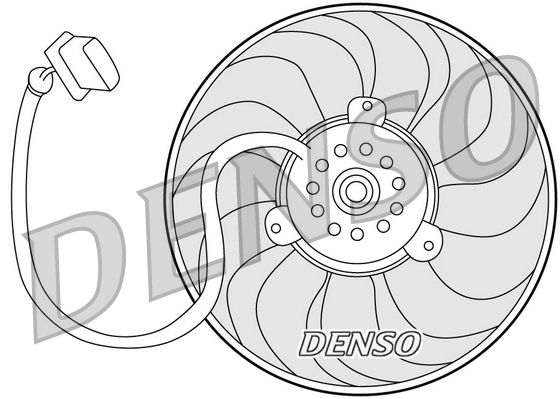 Denso Radiator Cooling Fan DER32004 - image 2