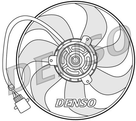Denso Radiator Cooling Fan DER32006 - image 2