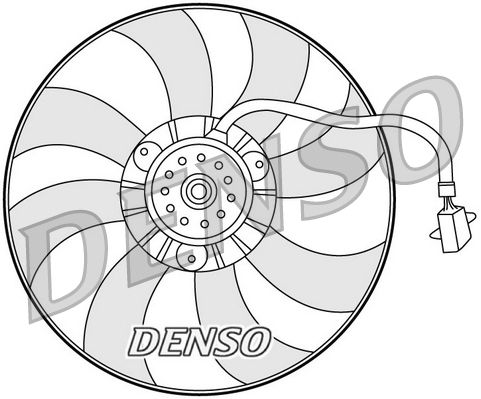 Denso Radiator Cooling Fan DER32007 - image 2