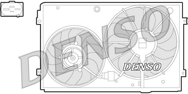 Denso Radiator Cooling Fan DER32011 - image 2