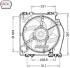 Denso Radiator Cooling Fan DER46002 thumbnail