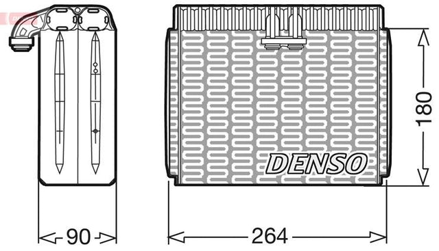 Denso Ac Evaporator DEV01002 - image 2