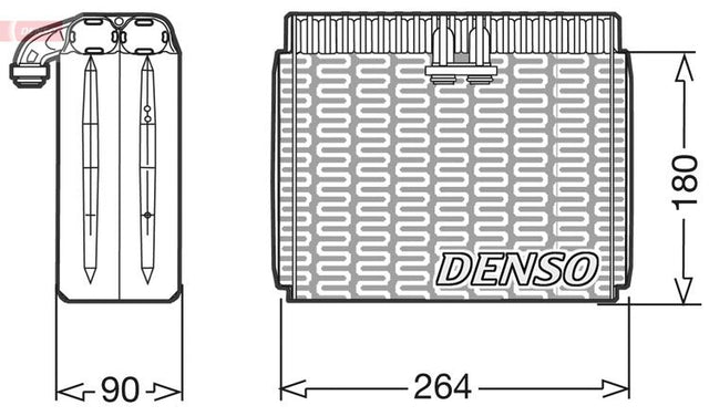 Denso Ac Evaporator DEV01010 - image 2
