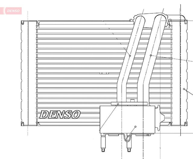 Denso Ac Evaporator DEV07005 - image 2