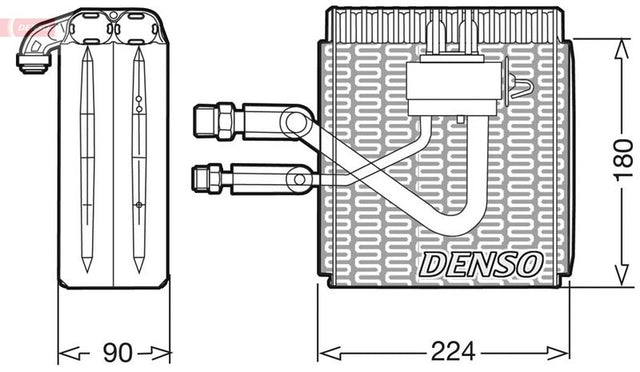 Denso Ac Evaporator DEV09005 - image 2