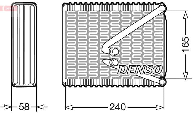 Denso Ac Evaporator DEV09010 - image 2