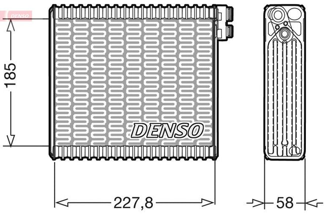 Denso Ac Evaporator DEV09011 - image 2