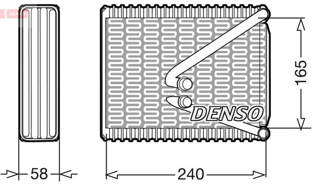 Denso Ac Evaporator DEV09017 - image 2