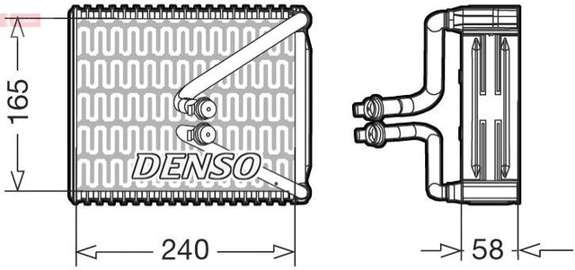 Denso Ac Evaporator DEV09080 - image 2