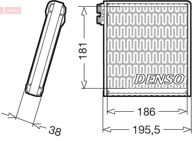 Denso Ac Evaporator DEV09103 - image 2