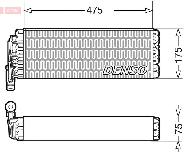 Denso Ac Evaporator DEV12003 - image 2