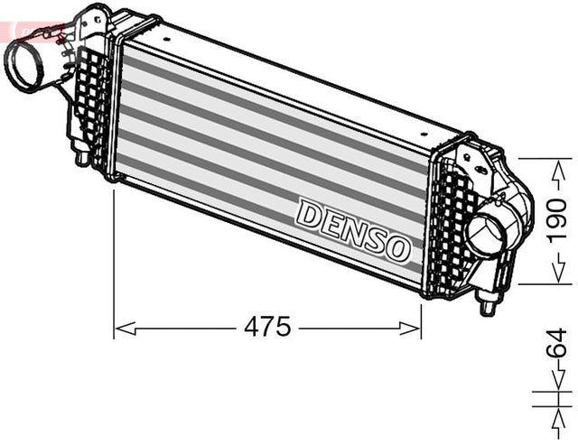 Denso Radiator DIT01005 - image 2