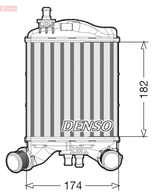Denso Radiator DIT09112 - image 2