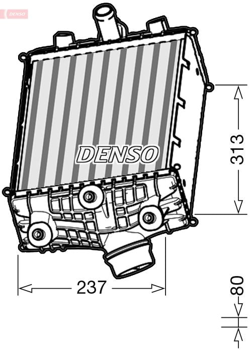 Denso Radiator DIT28002 - image 2