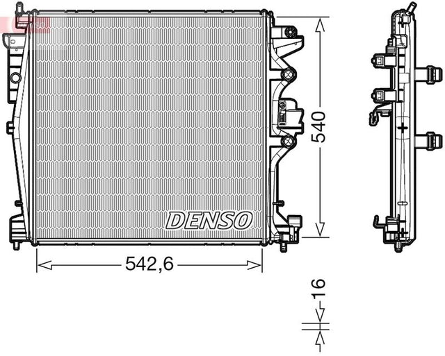 Denso Radiator DRM01004 - image 2