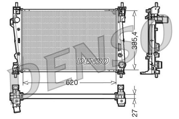 Denso Radiator DRM01006 - image 2