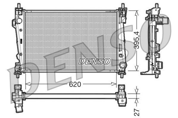 Denso Radiator DRM01007 - image 2