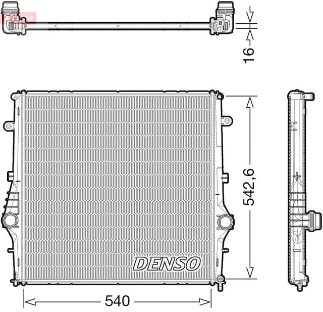 Denso Radiator DRM01008 - image 2