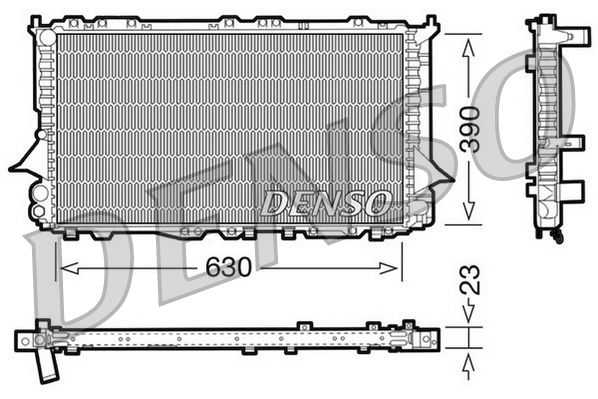 Denso Radiator DRM02002 - image 2