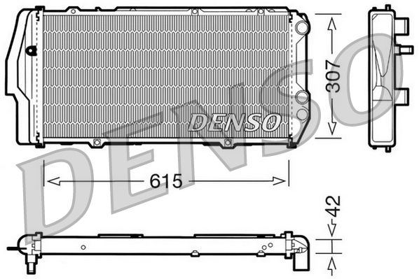 Denso Radiator DRM02003 - image 2
