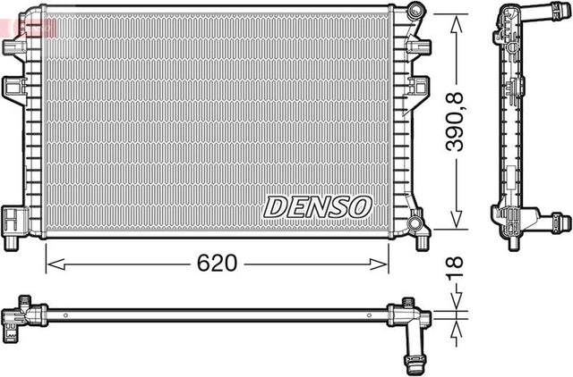 Denso Radiator DRM02018 - image 2