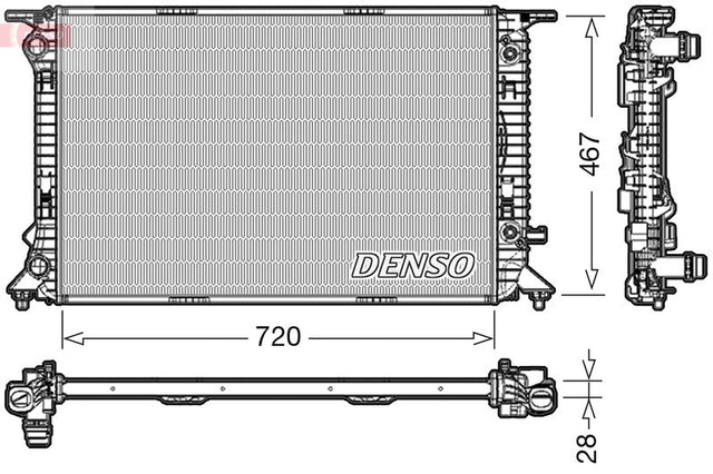 Denso Radiator DRM02021 - image 2