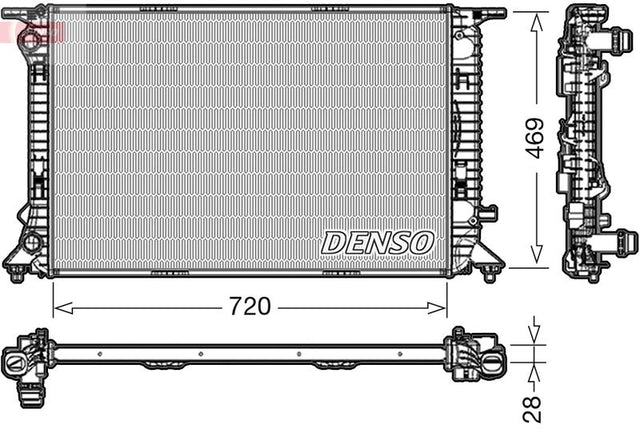 Denso Radiator DRM02022 - image 2