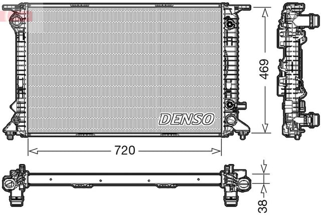 Denso Radiator DRM02023 - image 2