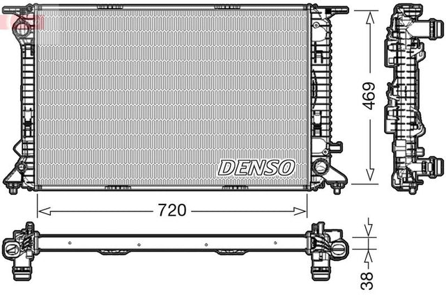 Denso Radiator DRM02024 - image 2