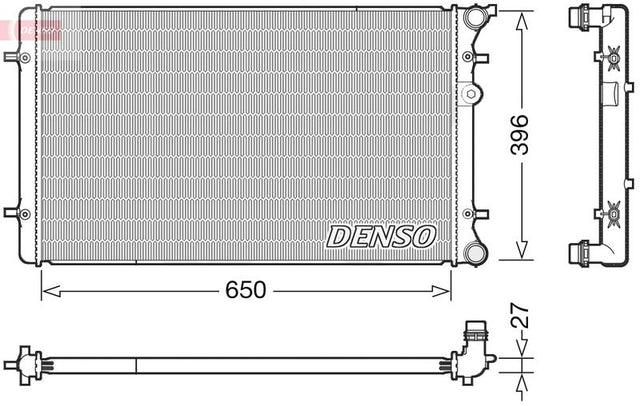 Denso Radiator DRM02025 - image 2