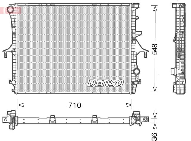 Denso Radiator DRM02026 - image 2