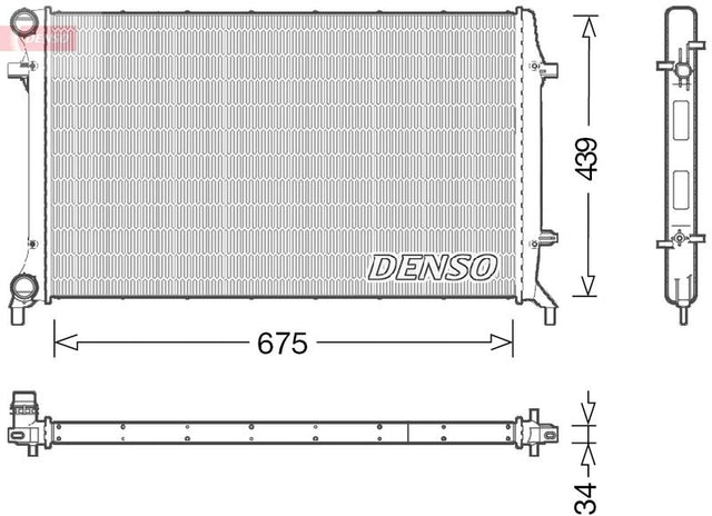 Denso Radiator DRM02027 - image 2