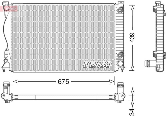 Denso Radiator DRM02028 - image 2